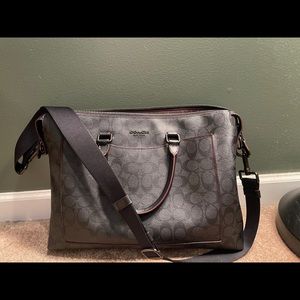 Coach Signature Canvas Briefcase